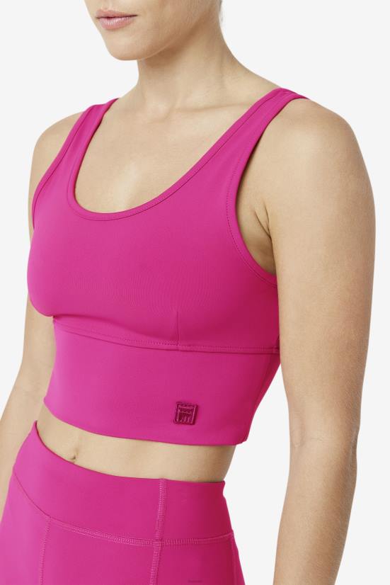 פסטיבל פוסקיה FILA חולצת חזייה של fila festival fuschia kora 68LF1468