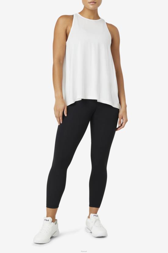 לבן FILA גופיית fila fi-lux בגב פתוח לבן 68LF1861