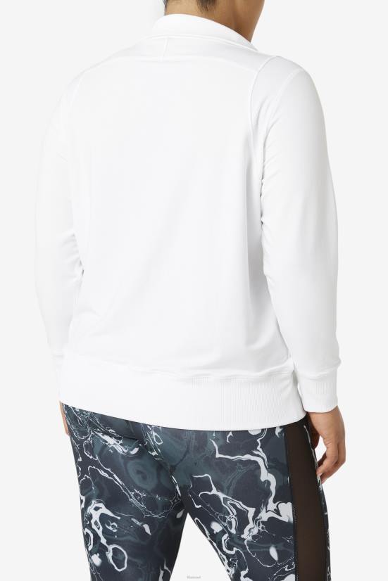 לבן FILA fila fi-lux חצי רוכסן לבן 68LF1927