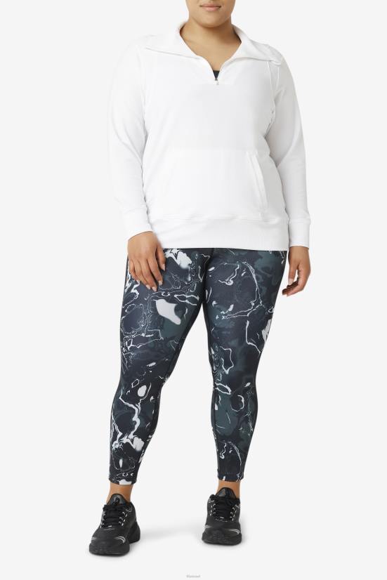 לבן FILA fila fi-lux חצי רוכסן לבן 68LF1927