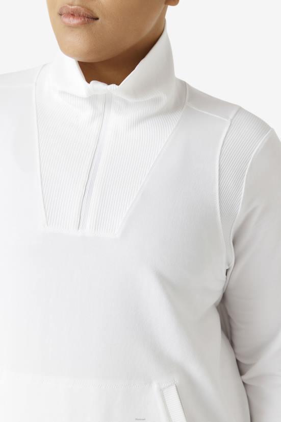 לבן FILA fila fi-lux חצי רוכסן לבן 68LF1927