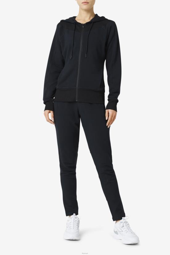 שָׁחוֹר FILA מכנס רגליים דק שחור fila fi-lux 68LF2013