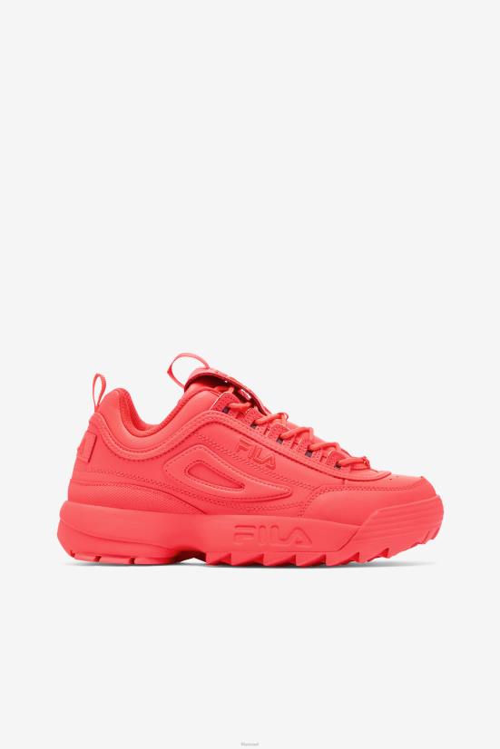 אלמוג לוהט FILA fila firery coral women's disruptor 2 premium 68LF1162