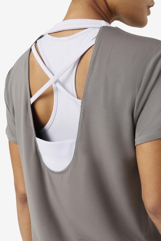 גרגויל FILA טופ fila gargoyle fi-lux עם שרוולים קצרים 68LF1900