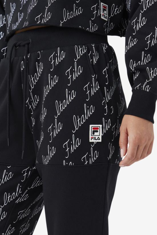 שחור/גן FILA fila gianna jogger black/gardenia 68LF1597