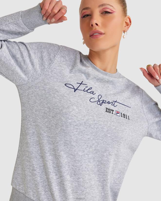 מרל אפור FILA צוות סינציה לנשים fila grey marle 68LF2834