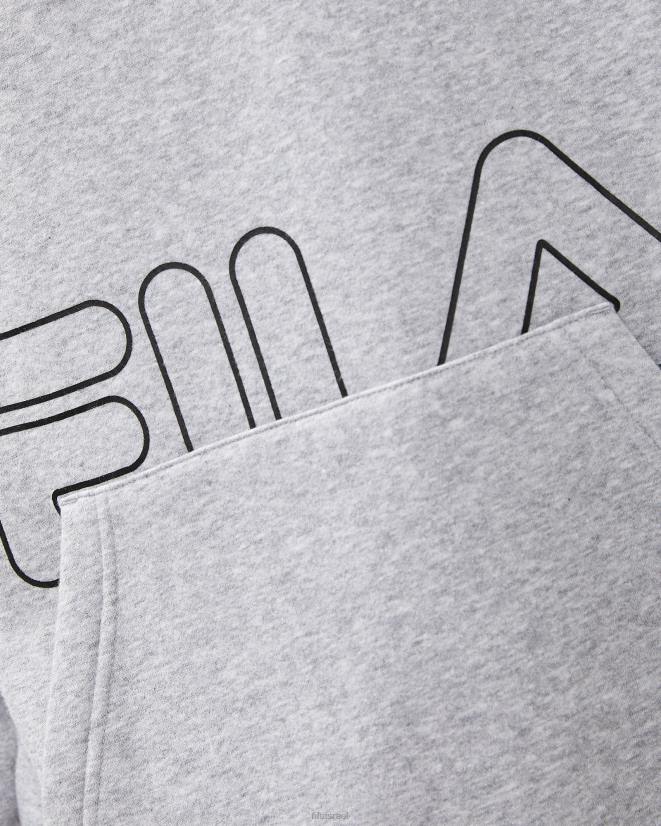 מרל אפור FILA fila grey marle גברים jay qtr zip 68LF2614