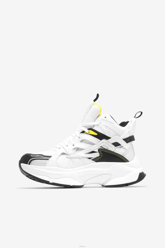 טוניק לבן/שחור/לימון FILA fila נשים hallasan אמצע פרימיום לבן/שחור/לימון טוניק 68LF1333