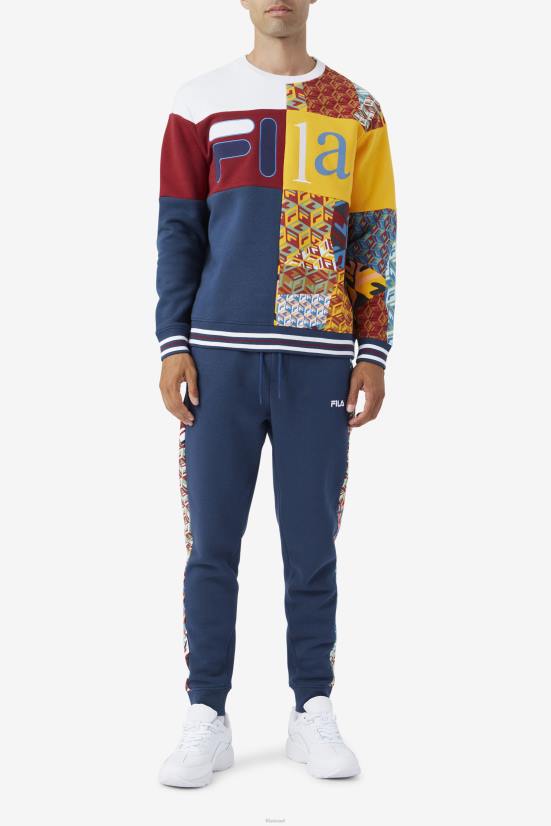 אוקיינוס ​​/ ריבס / לבן FILA סווטשירט fila hansi אוקיינוס/ריבס/לבן 68LF469