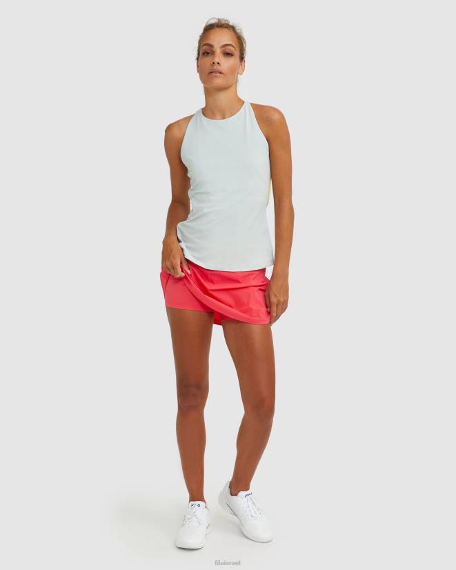 אפור / שמש FILA fila high neck racerback tank fila grey/sunshine 68LF2918