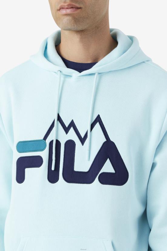 אקווה קרח/צי/אגם עמוק FILA קפוצ'ון fila iced aqua/navy/deep lake nan 68LF544