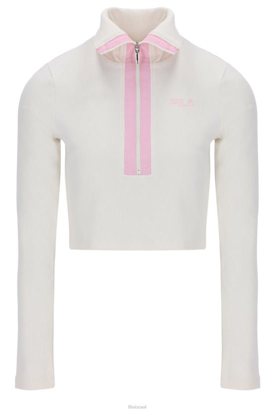 FILA חלק עליון עם צווארון רחב fila imogen 68LF3394