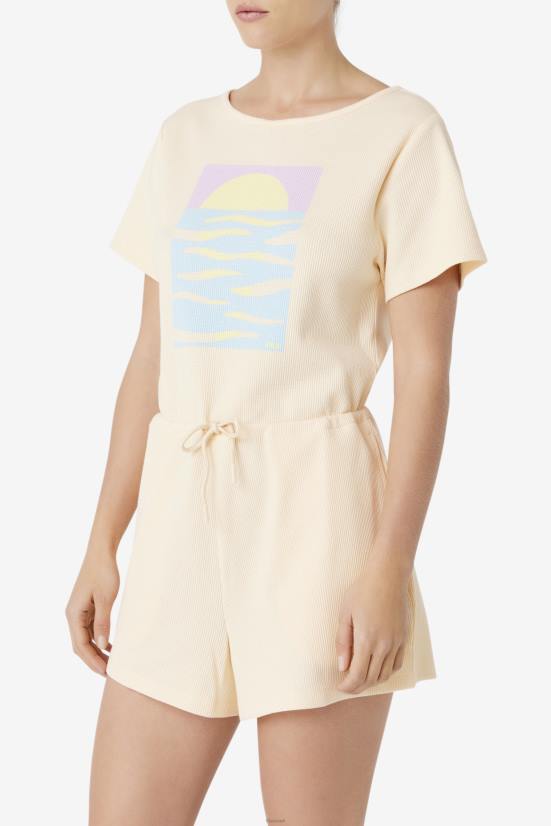 אפרסק רך FILA fila julianna romper רך אפרסק 68LF1555