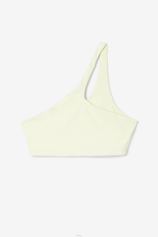 צהוב עדין FILA חלק עליון חזייה אסימטרית fila kady צהוב עדין 68LF1471