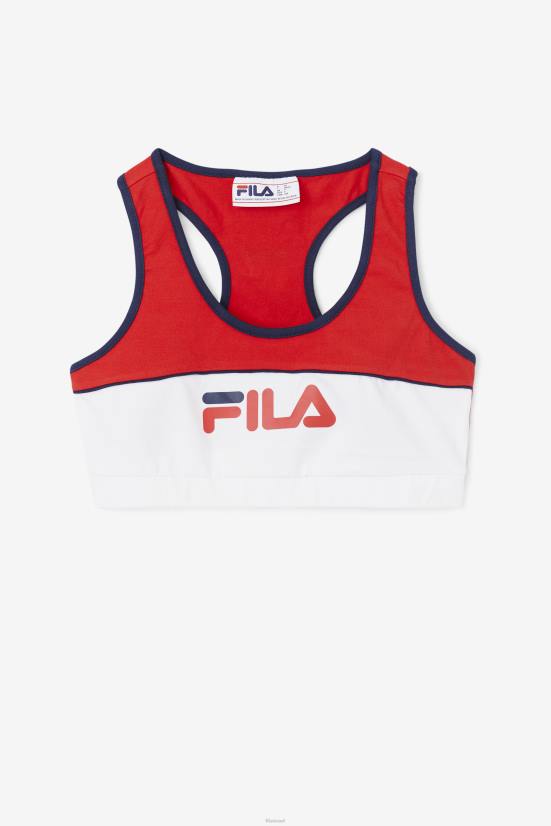 אָדוֹם FILA חלק עליון חזיית fila kairi אדום 68LF1441
