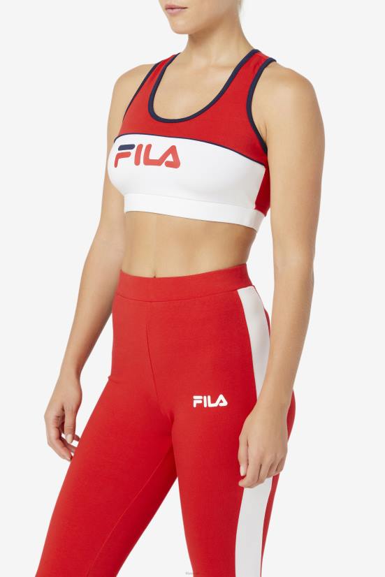 אָדוֹם FILA חלק עליון חזיית fila kairi אדום 68LF1441