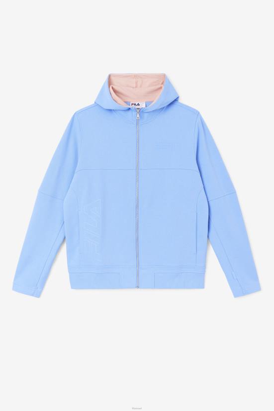 ענן כחול קורל/קורל FILA fila kayra קפוצ'ון עם רוכסן מלא cornflower כחול/קורל ענן 68LF457