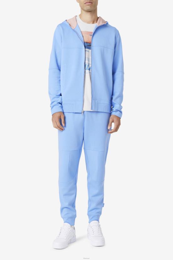 ענן כחול קורל/קורל FILA fila kayra קפוצ'ון עם רוכסן מלא cornflower כחול/קורל ענן 68LF457