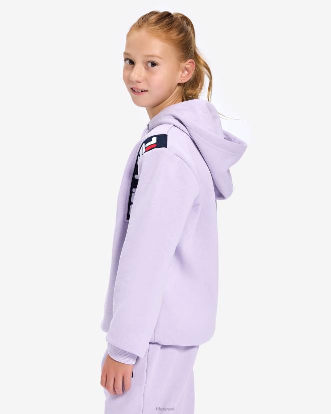 לילך פסטל FILA fila kid's badge 2.0 hood פסטל לילך 68LF3139