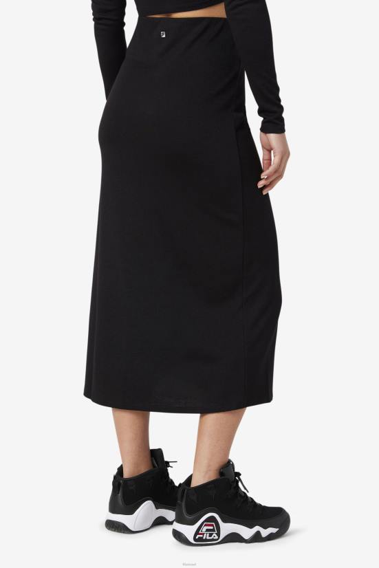 שָׁחוֹר FILA חצאית מידי fila londyn שחורה 68LF1753