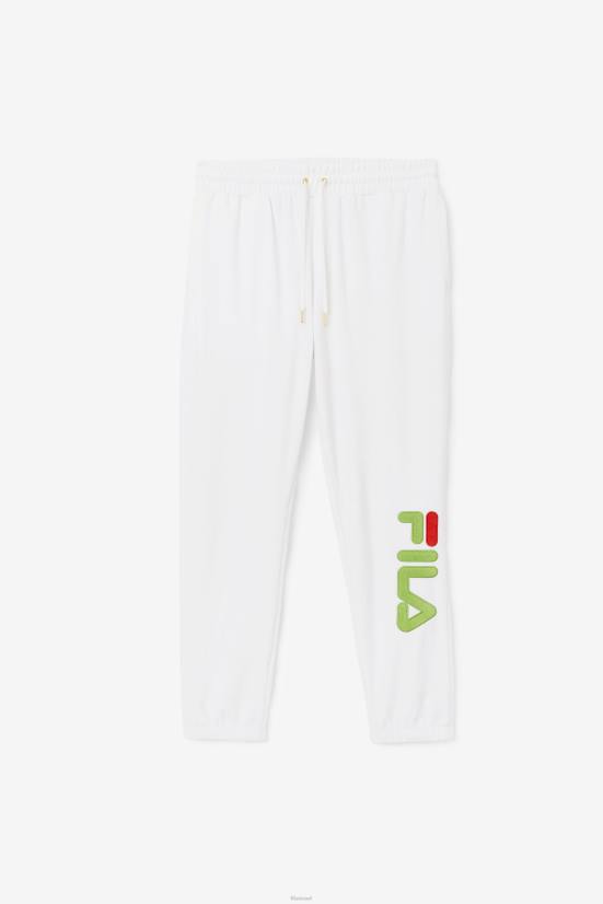 לבן/ירוק יער/אדום FILA מכנס קטיפה fila mansur לבן/ירוק יער/אדום 68LF601