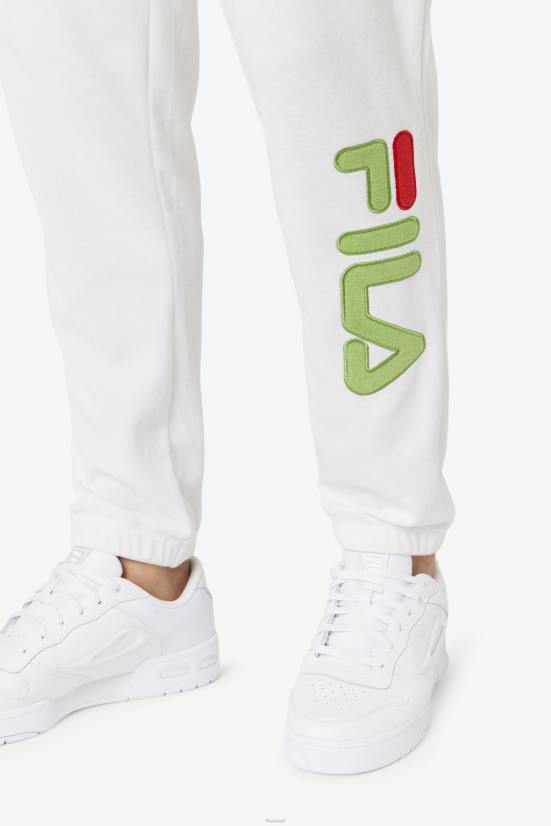 לבן/ירוק יער/אדום FILA מכנס קטיפה fila mansur לבן/ירוק יער/אדום 68LF601