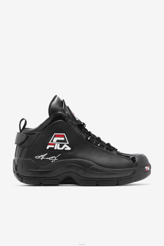 שחור/לבן/אדום FILA fila men's Grant Hill 2 מהדורת יום השנה ה-25 שחור/לבן/אדום 68LF97
