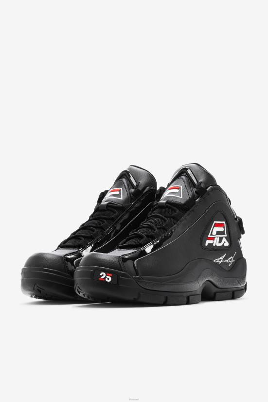 שחור/לבן/אדום FILA fila men's Grant Hill 2 מהדורת יום השנה ה-25 שחור/לבן/אדום 68LF97