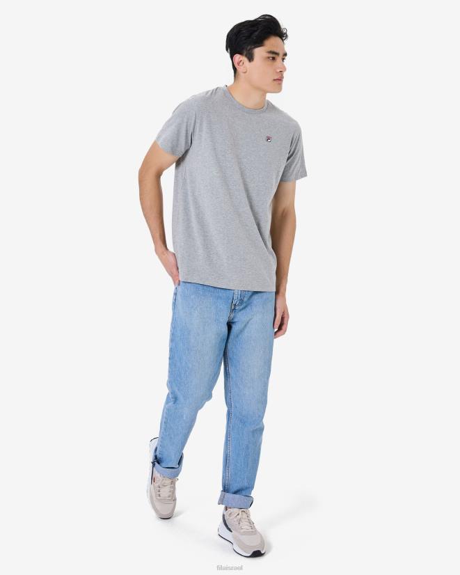 מרל אפור FILA fila men's Heritage Badge 2.0 טי גריי Marle 68LF2587