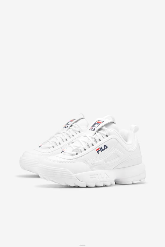 לבן/כהה/אדום FILA fila men's disruptor 2 לבן/כהה/אדום 68LF127