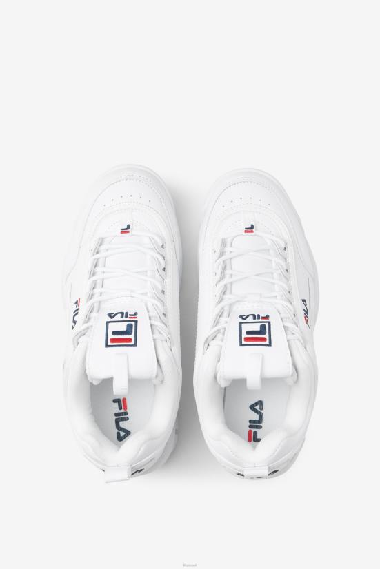 לבן/כהה/אדום FILA fila men's disruptor 2 לבן/כהה/אדום 68LF127