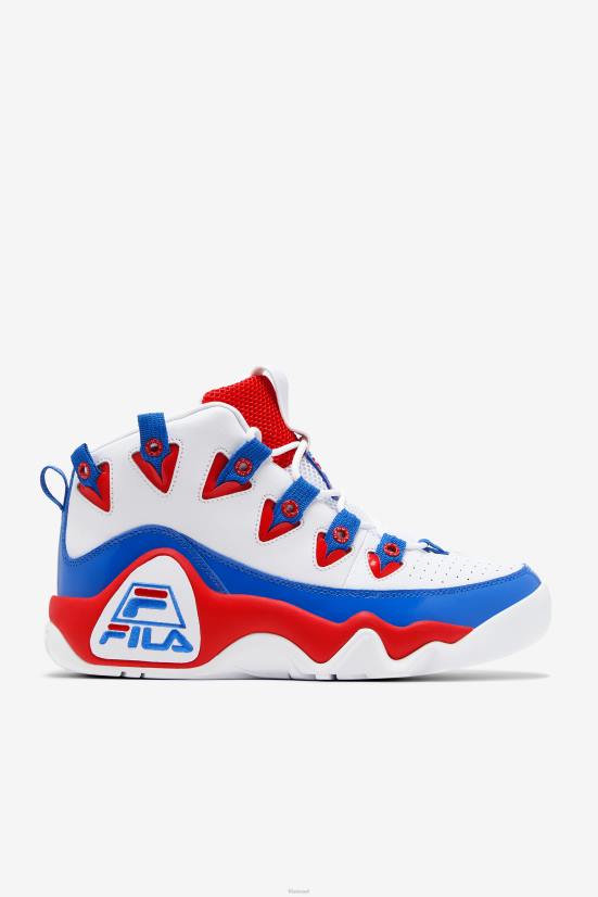 לבן/אדום/כחול FILA fila men's grant hill 1 לבן/אדום/כחול 68LF103
