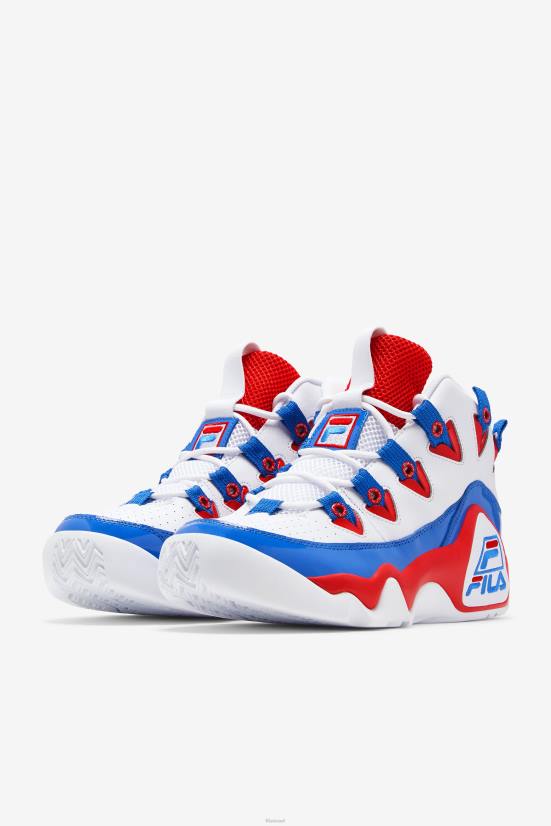 לבן/אדום/כחול FILA fila men's grant hill 1 לבן/אדום/כחול 68LF103