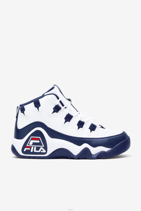 לבן/כהה/אדום FILA fila men's grant hill 1 לבן/כהה/אדום 68LF115