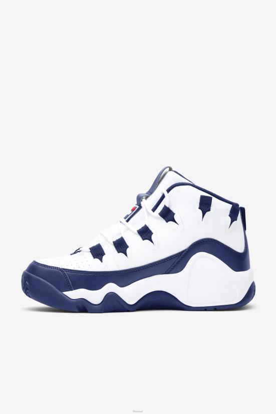 לבן/כהה/אדום FILA fila men's grant hill 1 לבן/כהה/אדום 68LF115