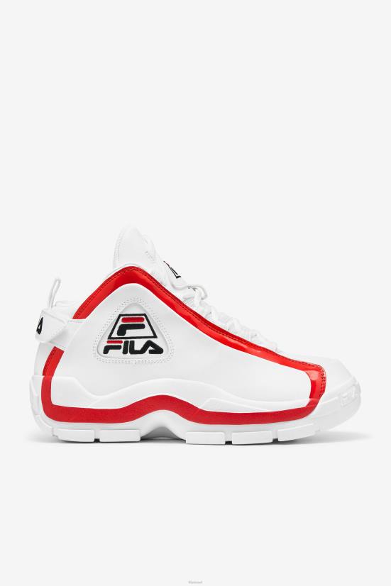 לבן/אדום/שחור FILA fila men's grant hill 2 לבן/אדום/שחור 68LF121