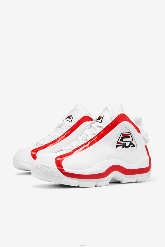 לבן/אדום/שחור FILA fila men's grant hill 2 לבן/אדום/שחור 68LF121