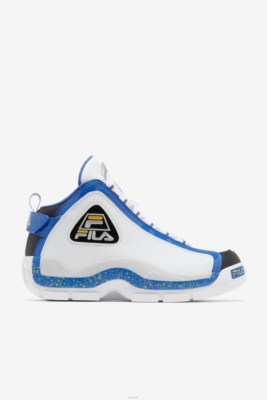 לבן/ערפיליות כחולות/לימון FILA fila men's grant hill 2 לבן/ערפיליות כחולות/לימון 68LF61