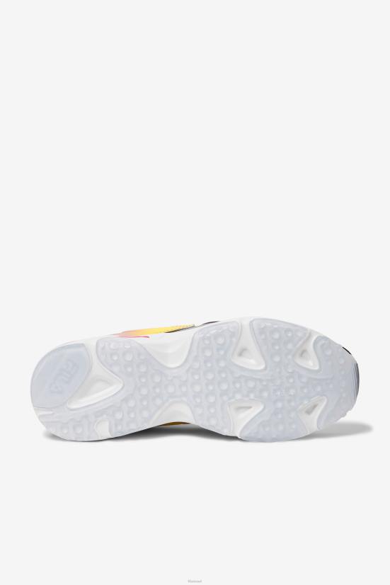 לבן/שחור/צהוב FILA fila men's ray tracer apex לבן/שחור/צהוב 68LF169