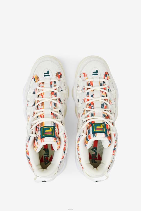 באג גרדניה/לבן/יוני FILA fila men's stackhouse spaghetti gardenia/white/june bug 68LF49