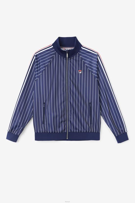 מעיל טווס/לבן FILA מעיל טרנינג fila mitch peacoat/לבן 68LF901