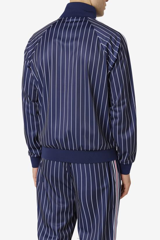 מעיל טווס/לבן FILA מעיל טרנינג fila mitch peacoat/לבן 68LF901