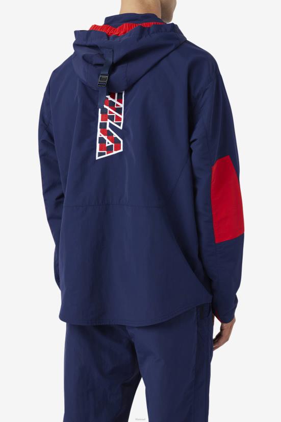 חיל הים FILA fila navy bevans park anorak 68LF880