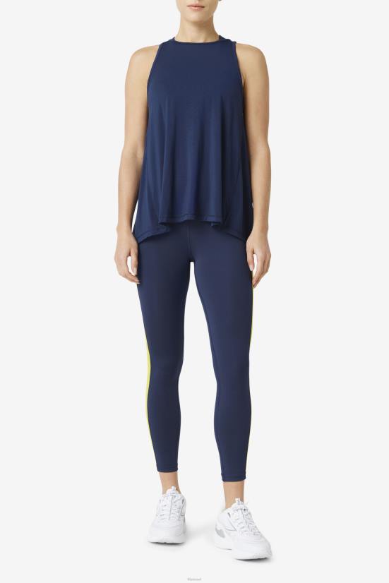 חיל הים FILA גופיית fila navy fi-lux עם גב פתוח 68LF1864