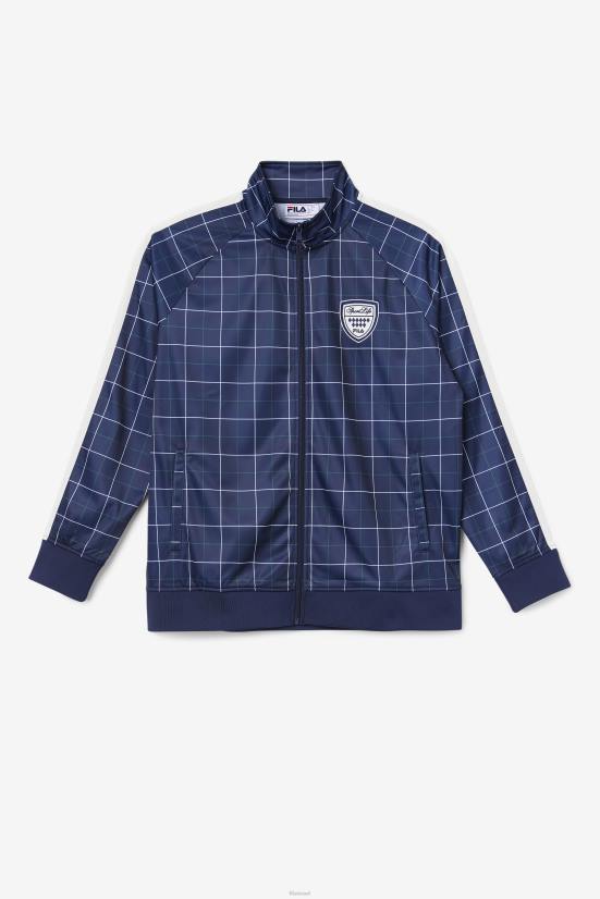 חיל הים/גרדן/יוני באג FILA מעיל אושן טרנינג fila navy/gardenia/june bug 68LF860