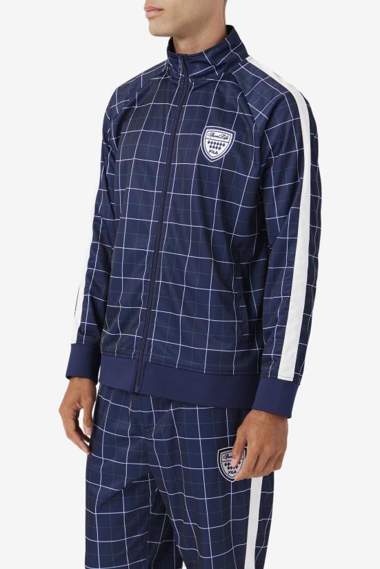 חיל הים/גרדן/יוני באג FILA מעיל אושן טרנינג fila navy/gardenia/june bug 68LF860