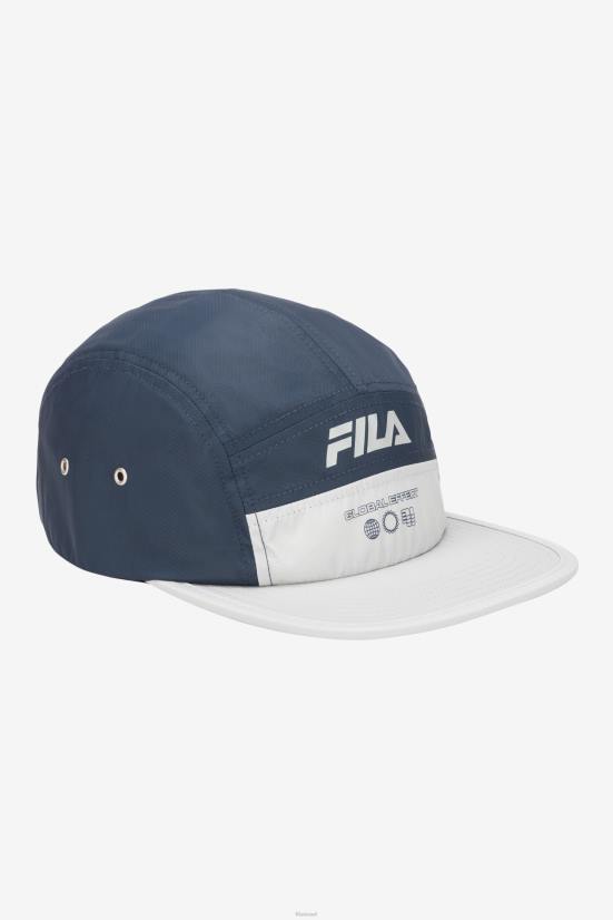חיל הים/אבן FILA כובע חניון fila navy/stone 5 פאנל 68LF976