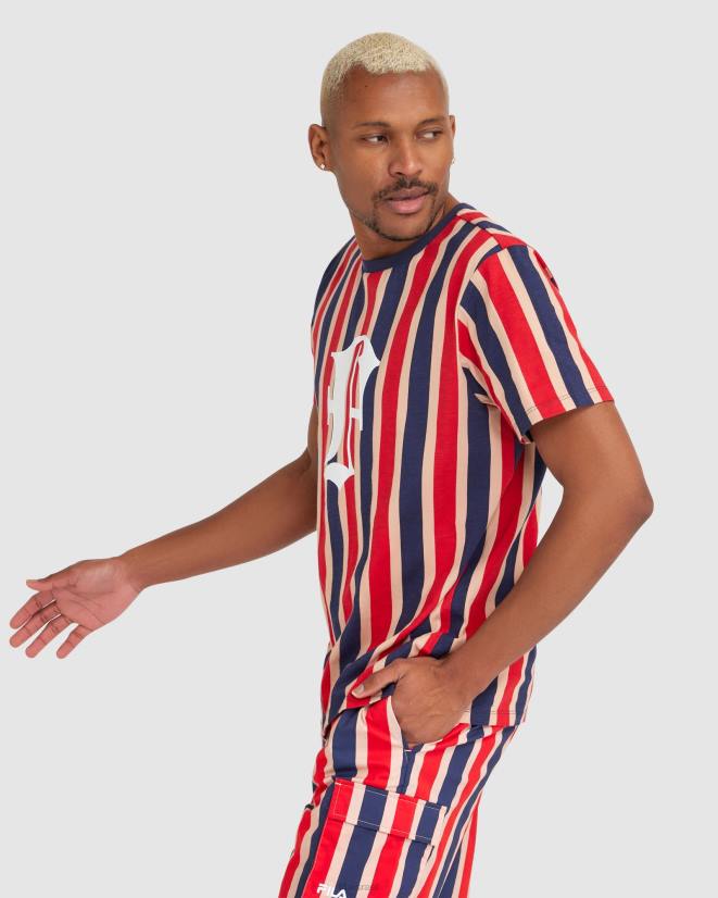 חיל הים החדש FILA טי ג'ט גברים fila new navy 68LF2389