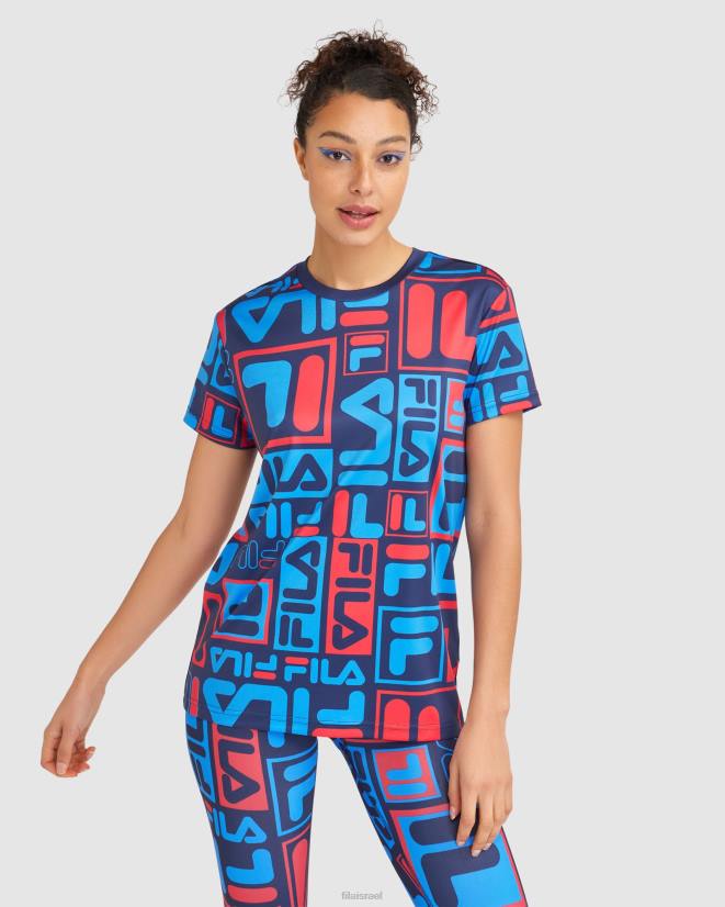 חיל הים החדש FILA טי אנג'ה לנשים של fila new navy 68LF2854