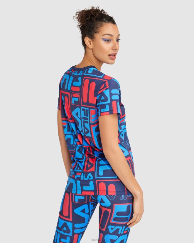 חיל הים החדש FILA טי אנג'ה לנשים של fila new navy 68LF2854